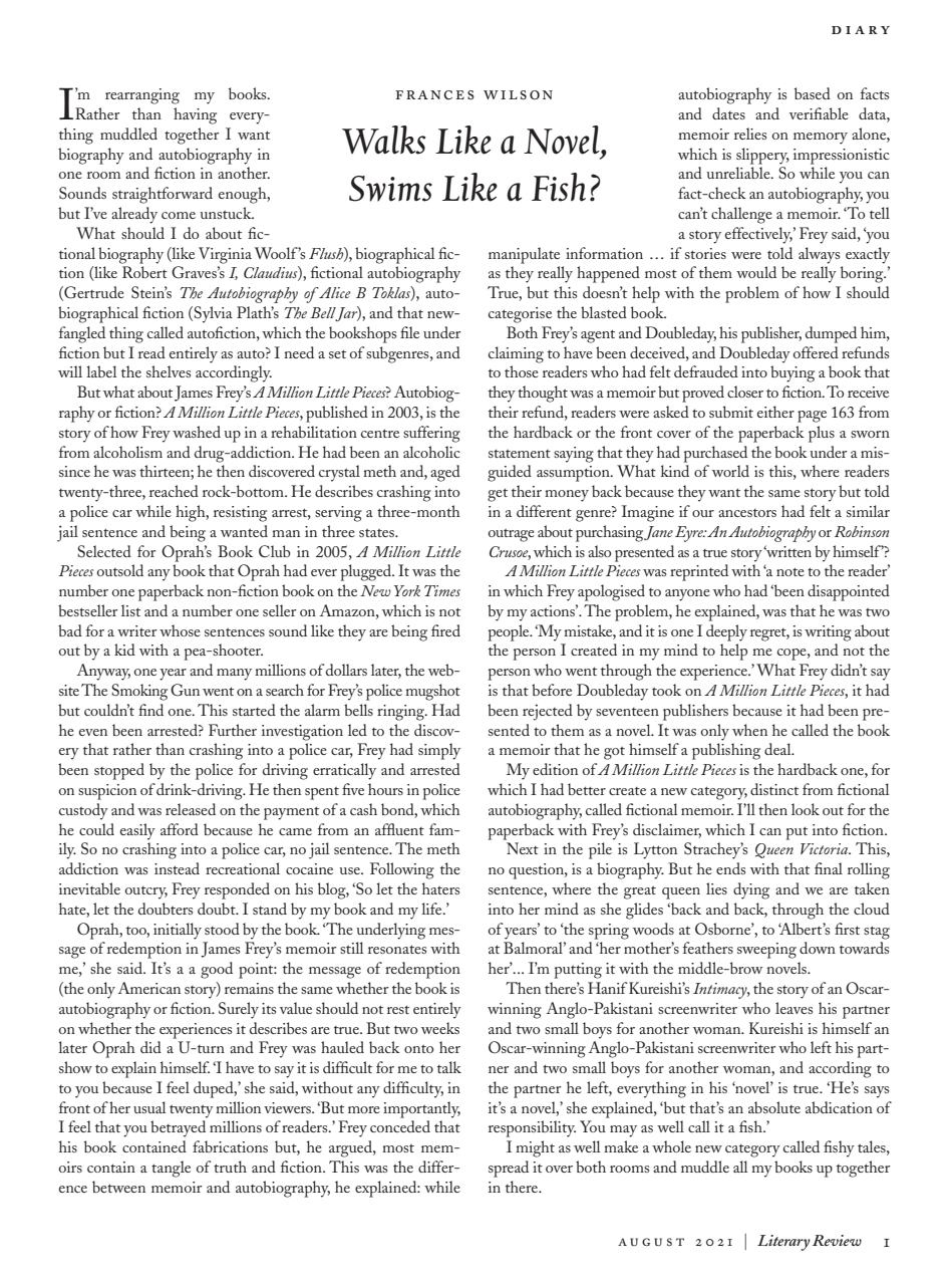 Literary Review Preview Pages