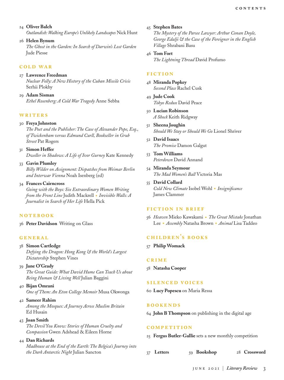 Literary Review Preview Pages