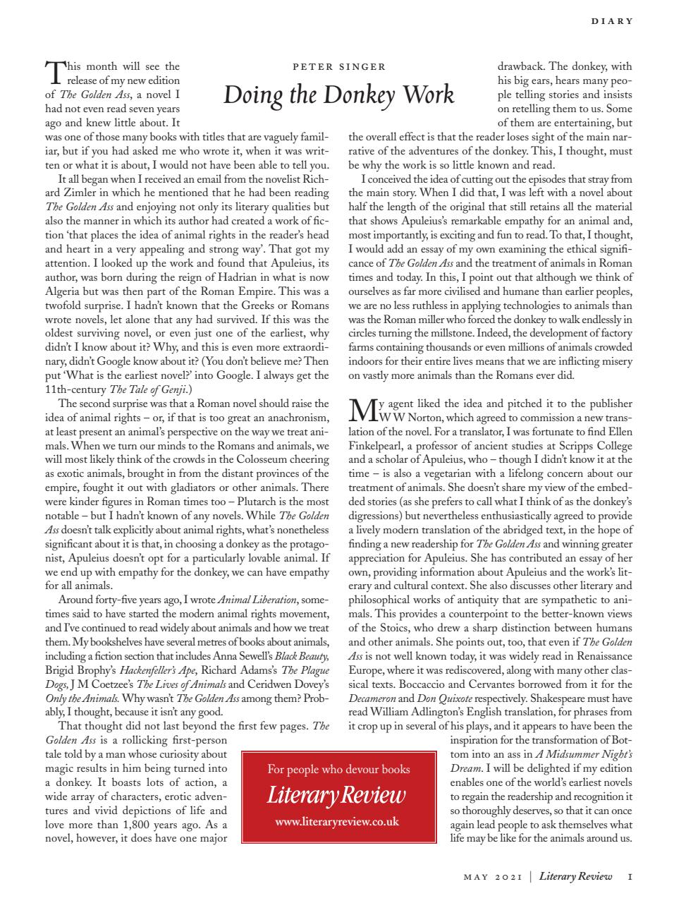 Literary Review Preview Pages