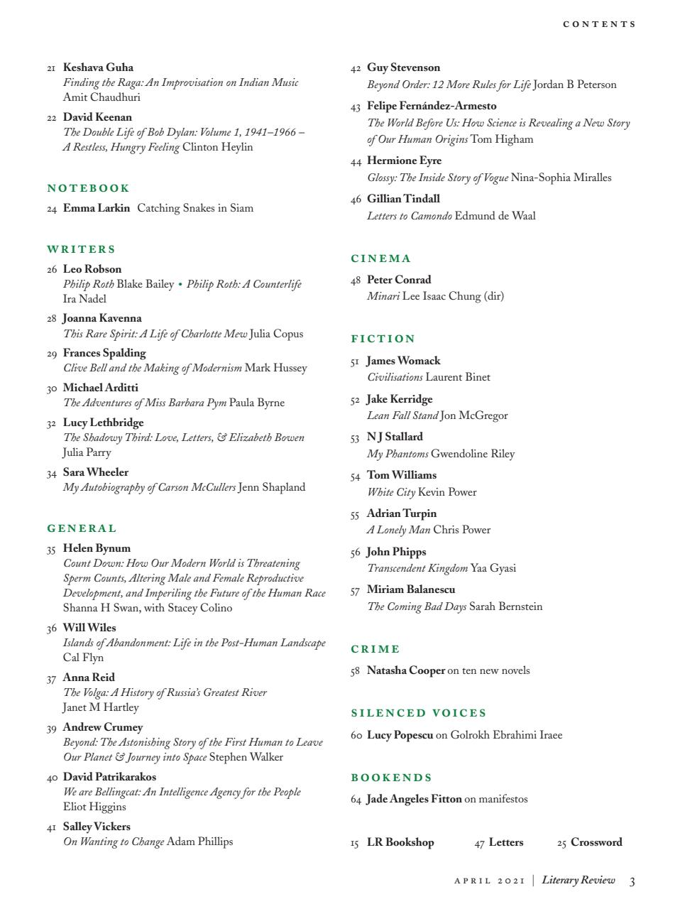 Literary Review Preview Pages