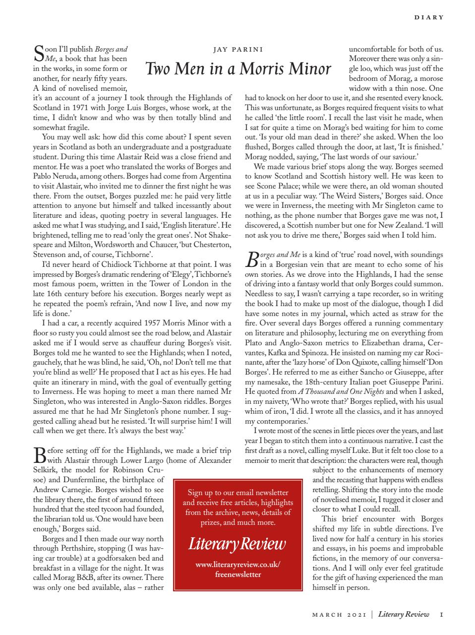 Literary Review Preview Pages