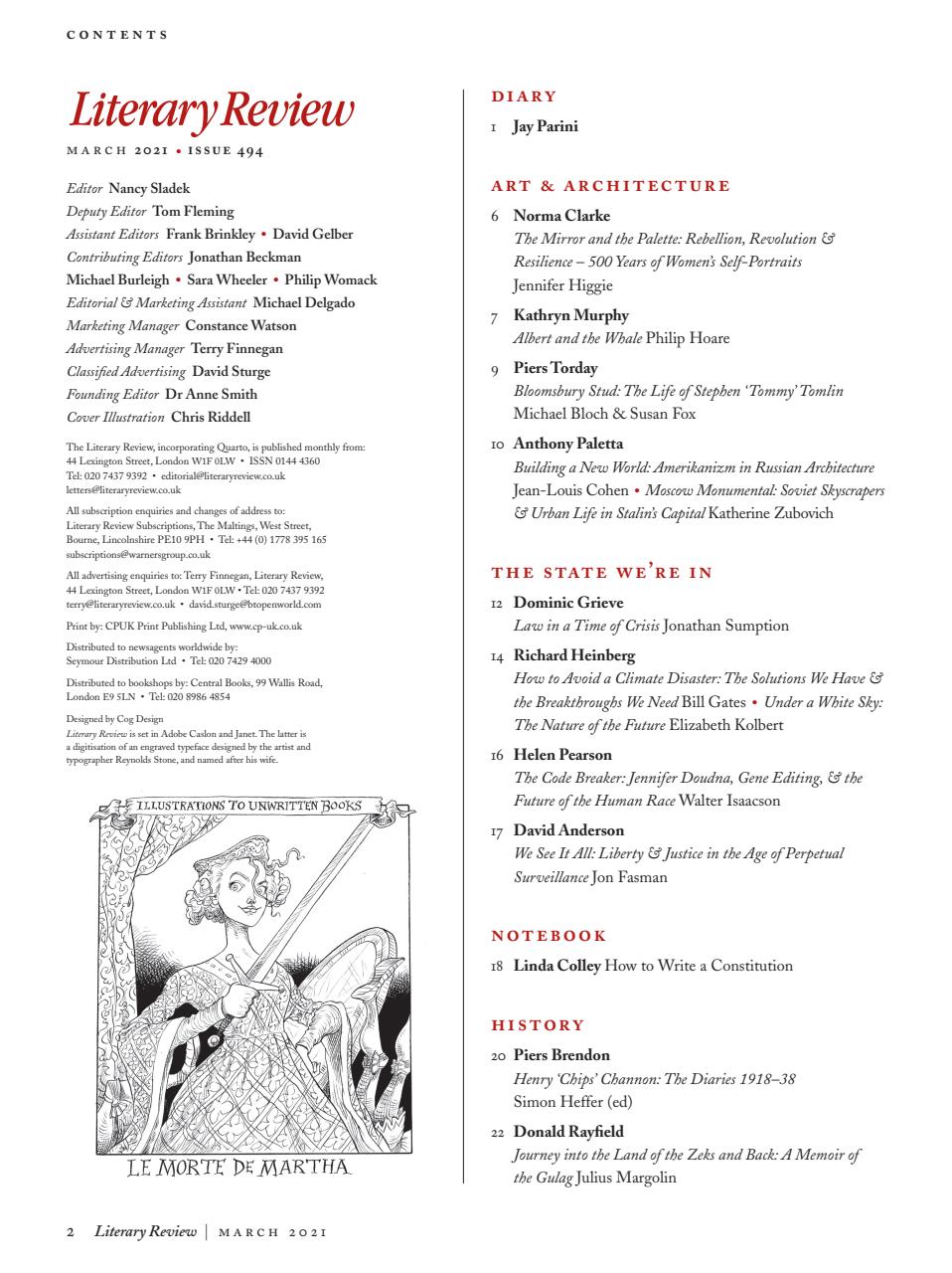 Literary Review Preview Pages