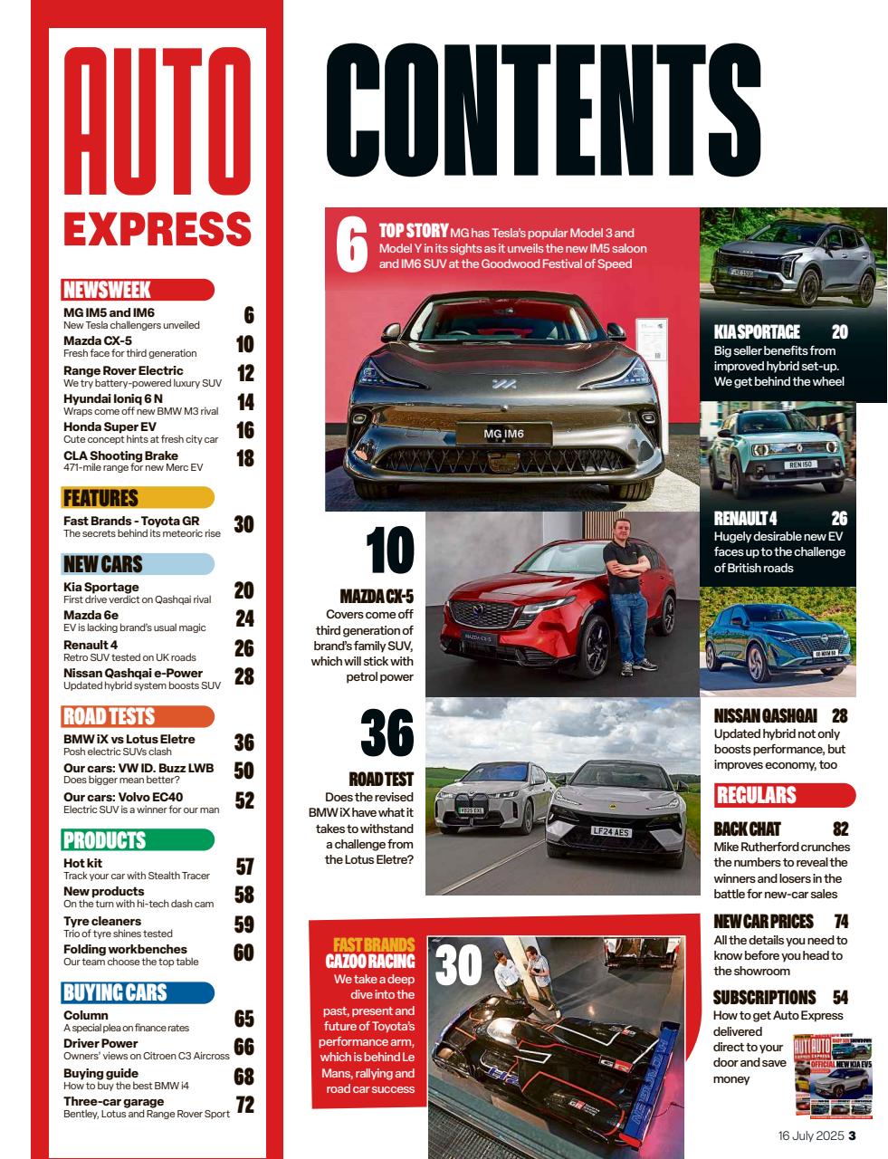 Auto Express Preview Pages