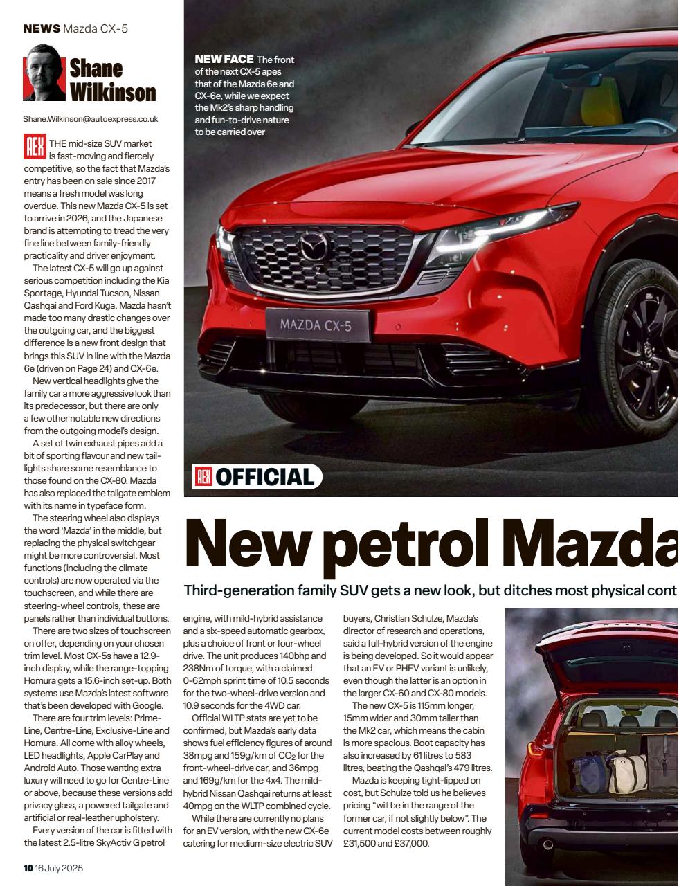 Auto Express Preview Pages