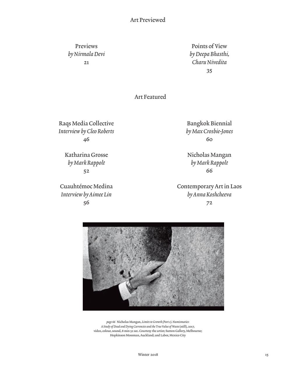 ArtReview Asia Preview Pages