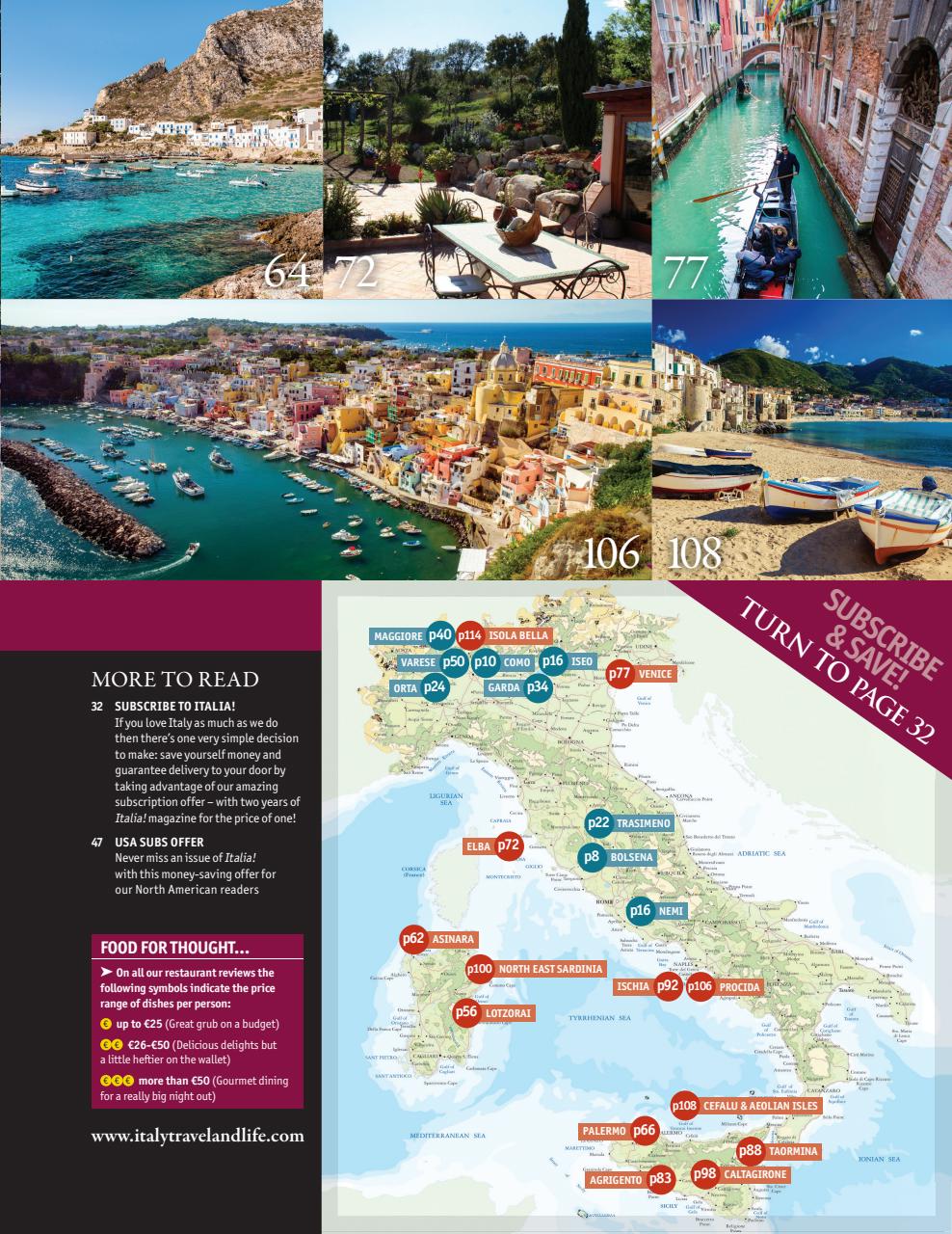 Italia! Guide Preview Pages