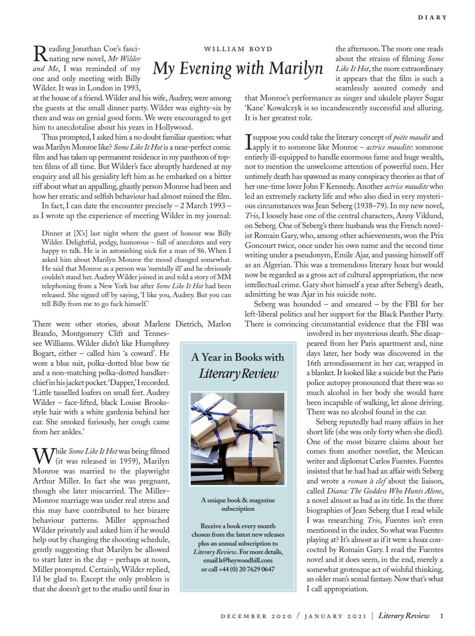 Literary Review Preview Pages