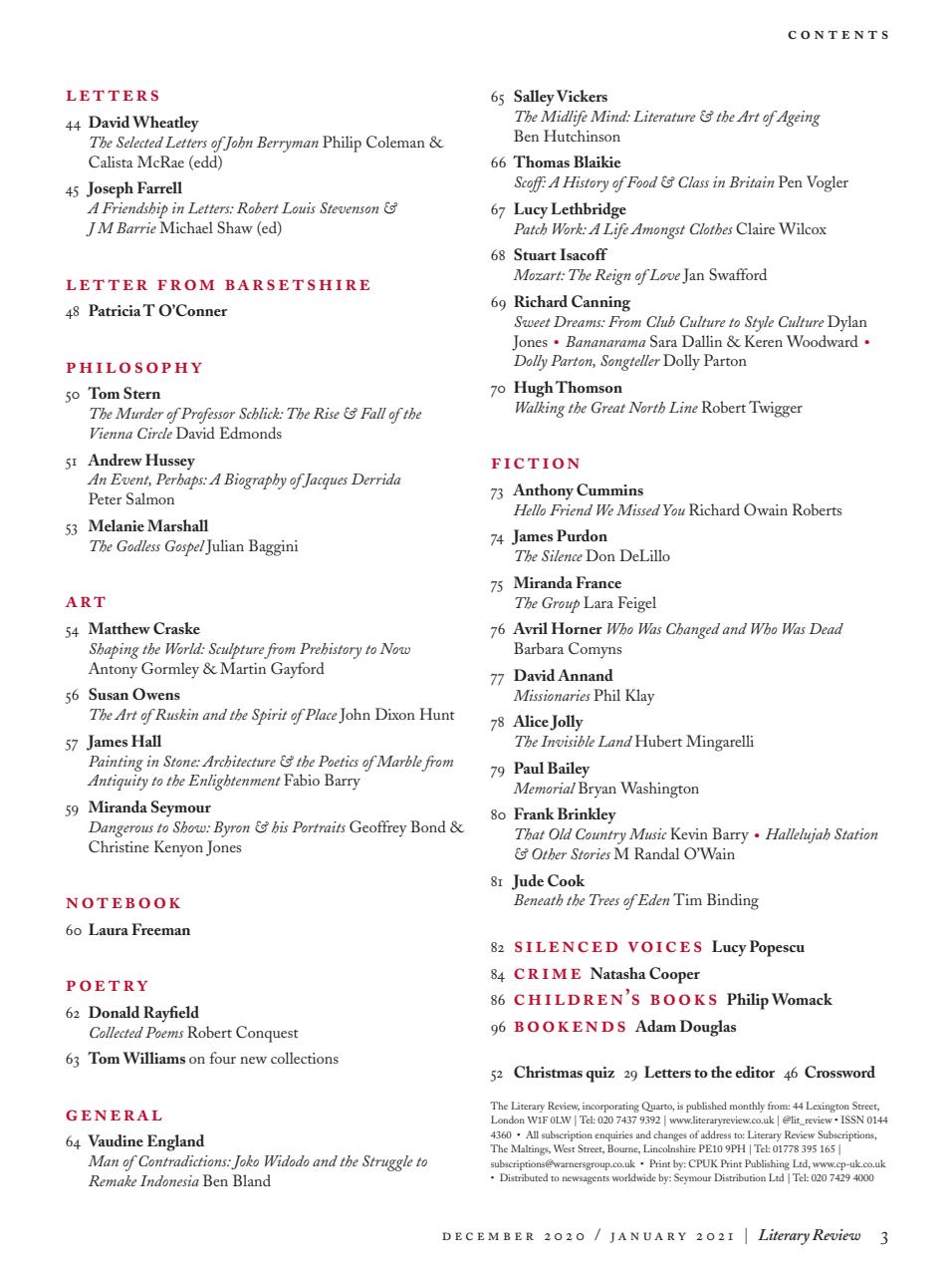 Literary Review Preview Pages