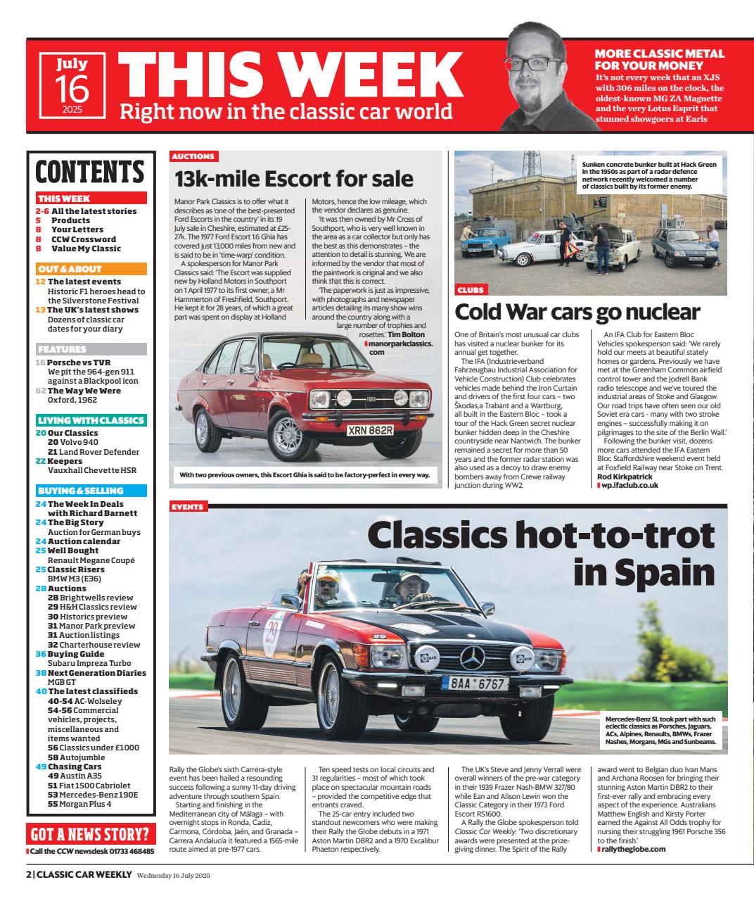 Classic Car Weekly Preview Pages