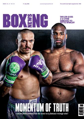 Boxing News issue July 17 2025
