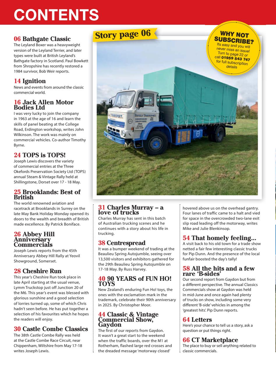 Classic Truck Preview Pages