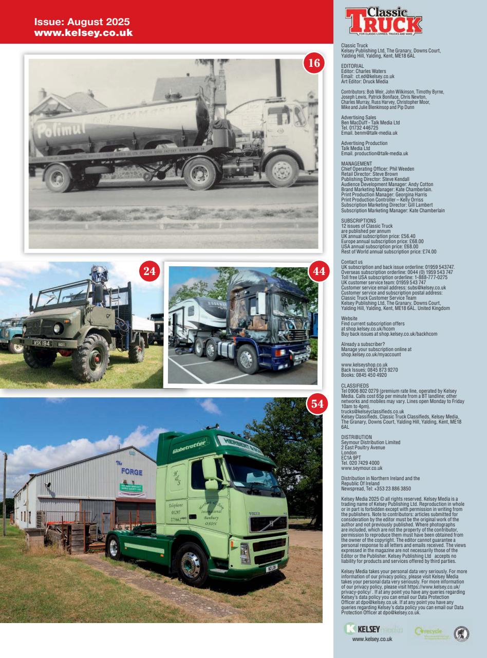 Classic Truck Preview Pages