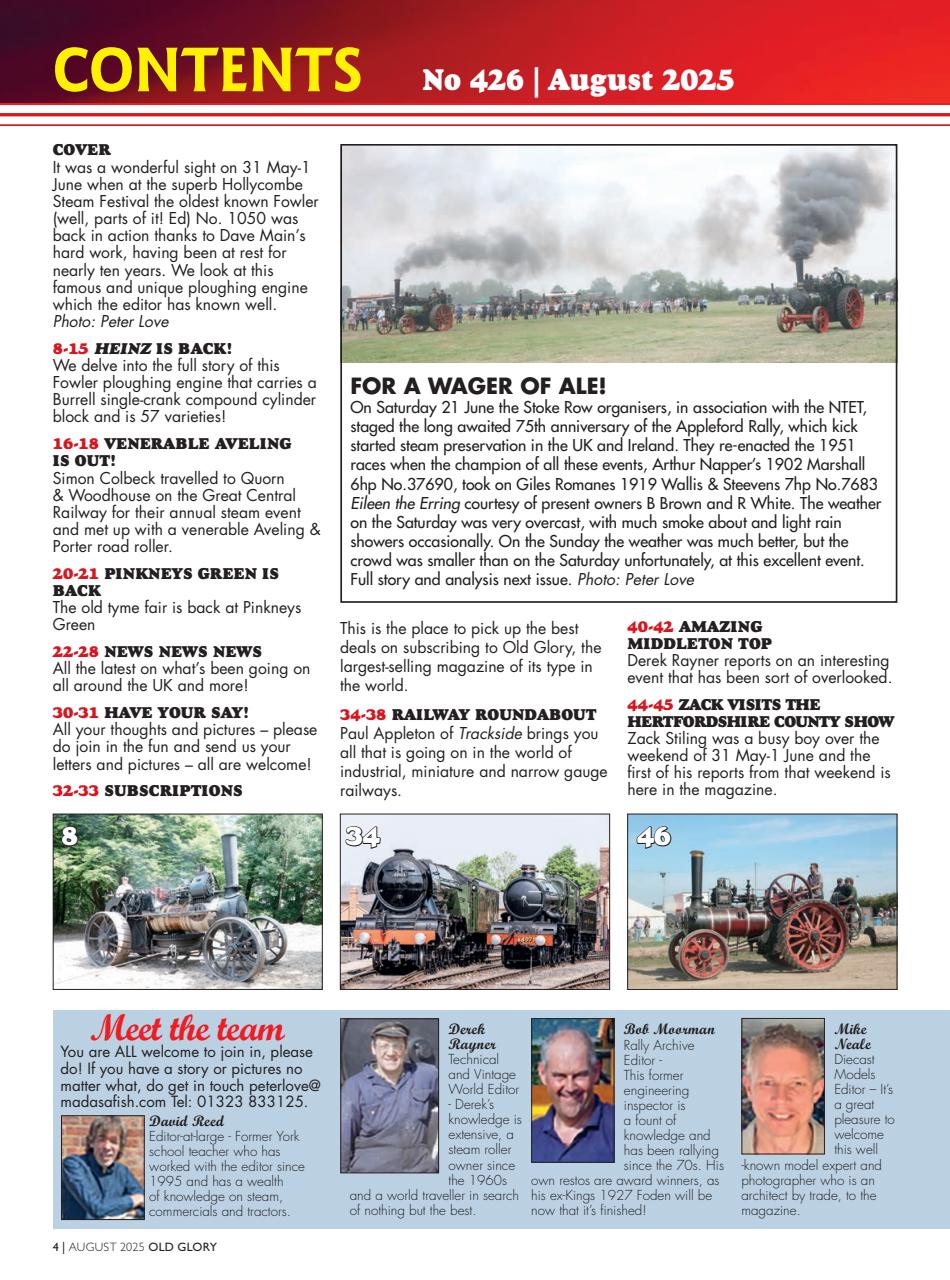 Old Glory Magazine Preview Pages