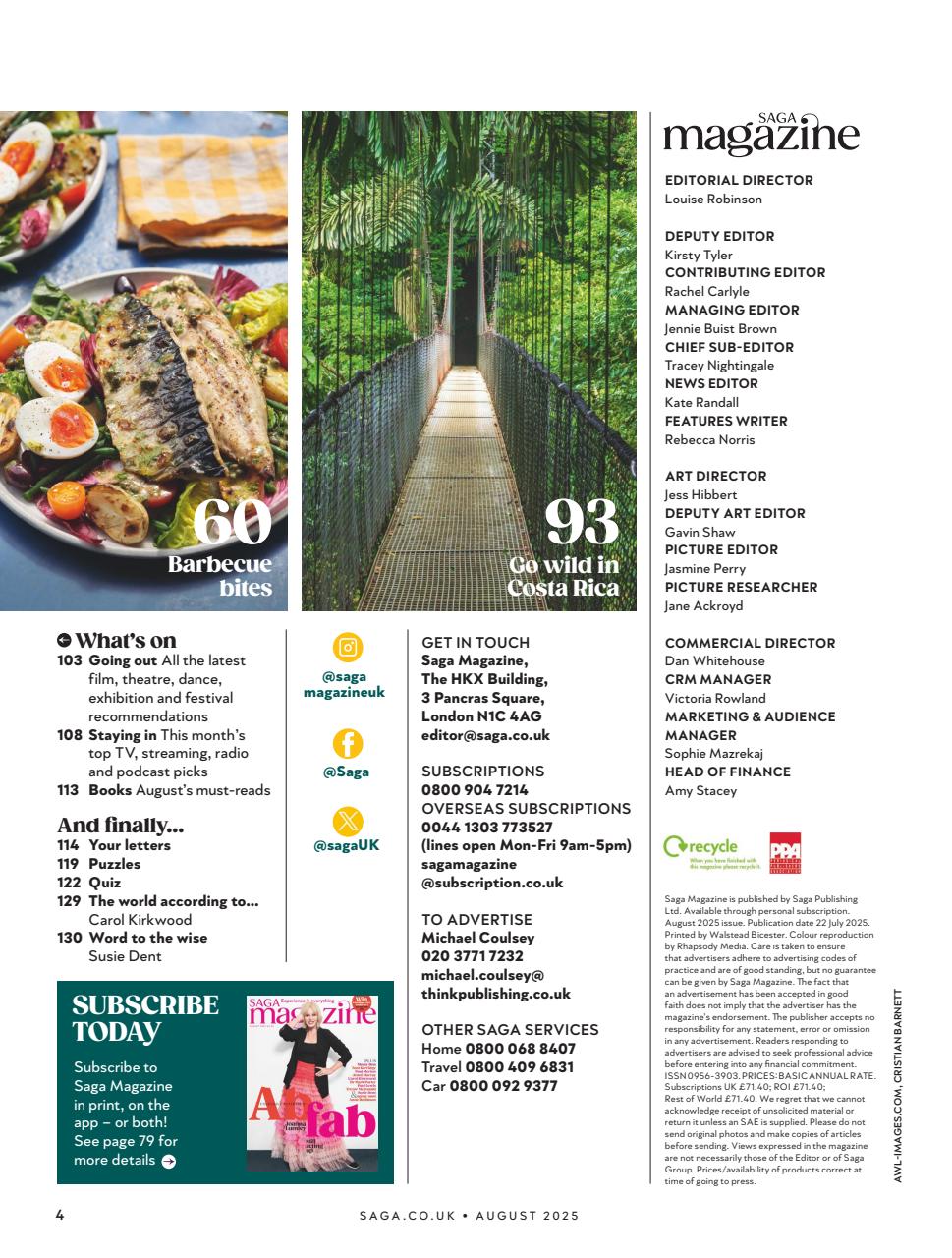 Saga Magazine Preview Pages