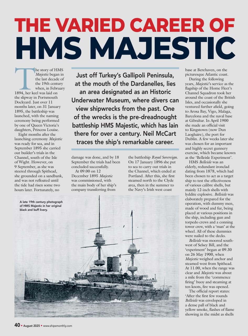 Ships Monthly Preview Pages