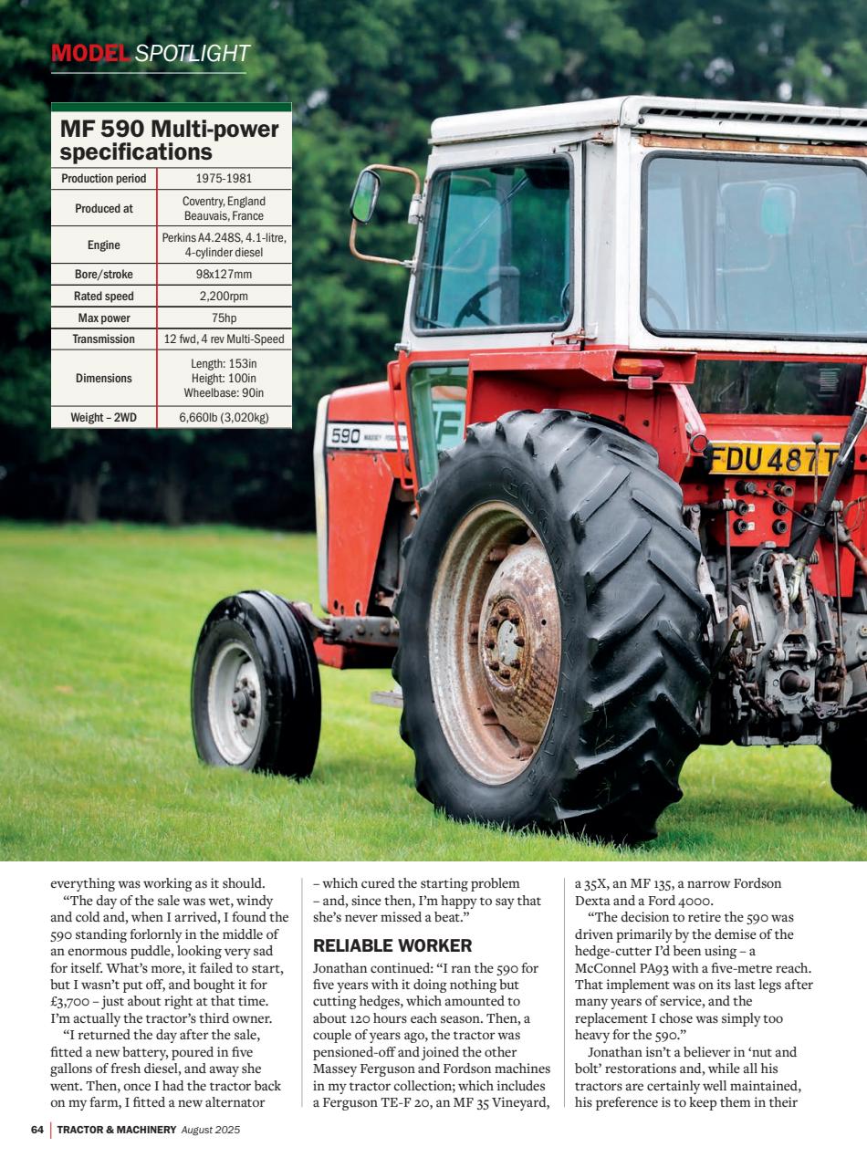 Tractor & Machinery Preview Pages