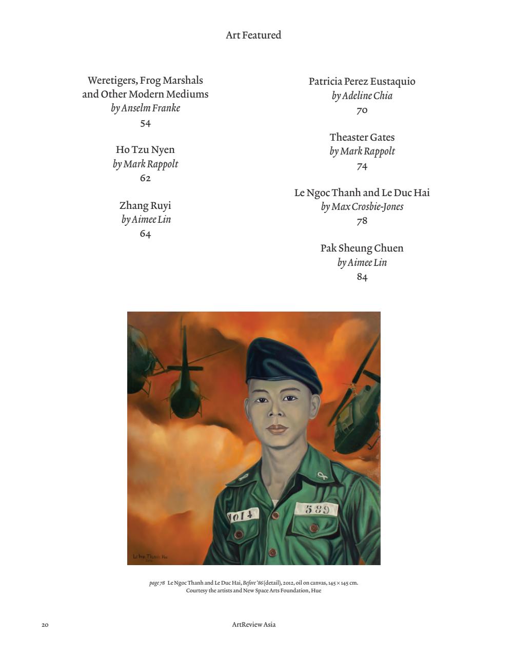 ArtReview Asia Preview Pages