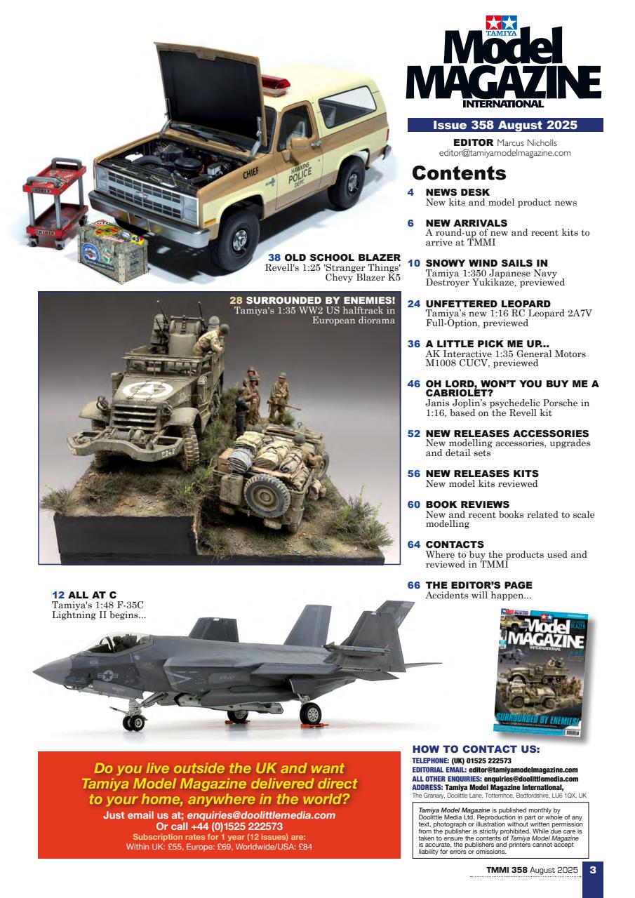 Tamiya Model Magazine Preview Pages