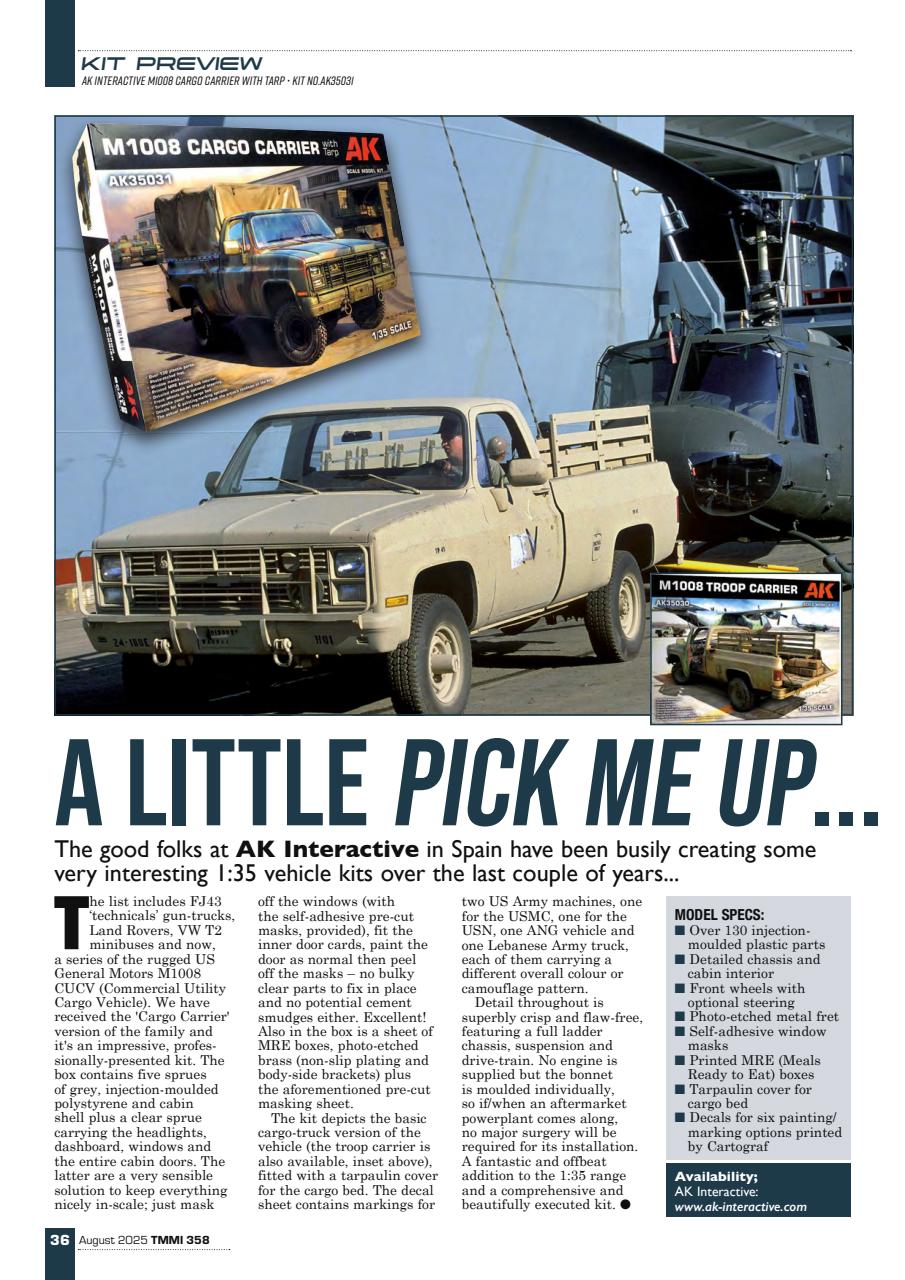 Tamiya Model Magazine Preview Pages