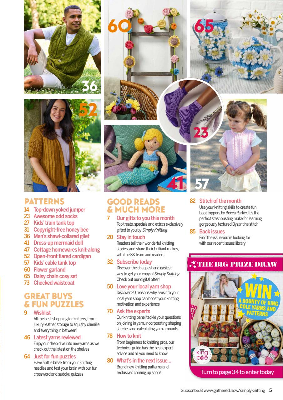 Simply Knitting Preview Pages