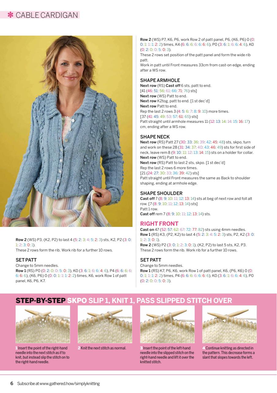 Simply Knitting Preview Pages