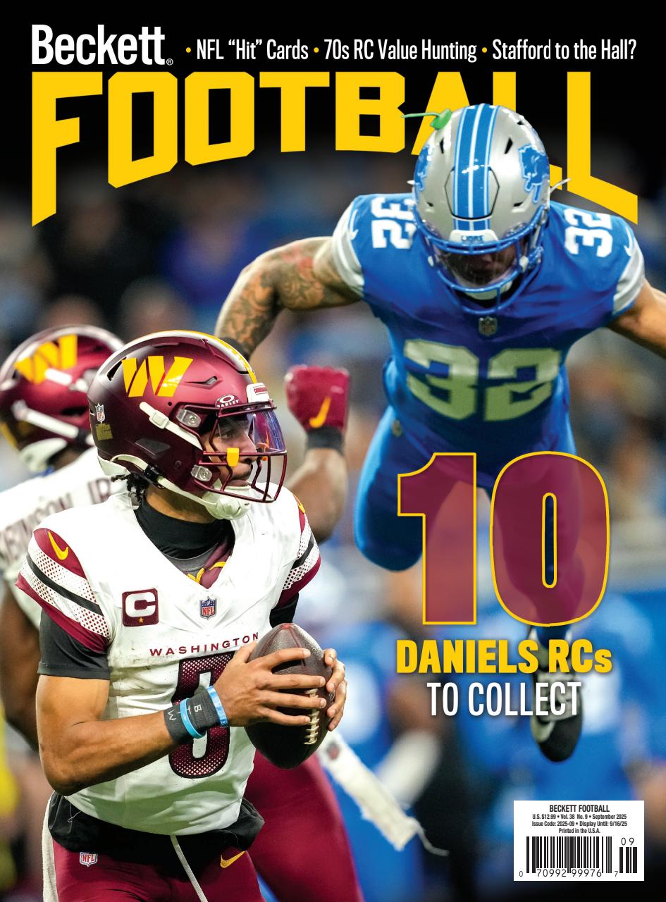 Beckett Football Magazine Preview Pages