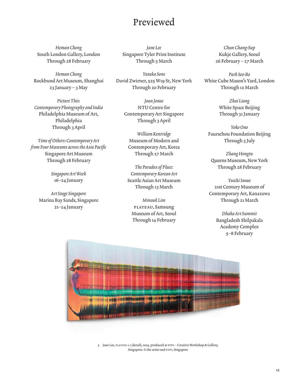 ArtReview Asia Preview Pages