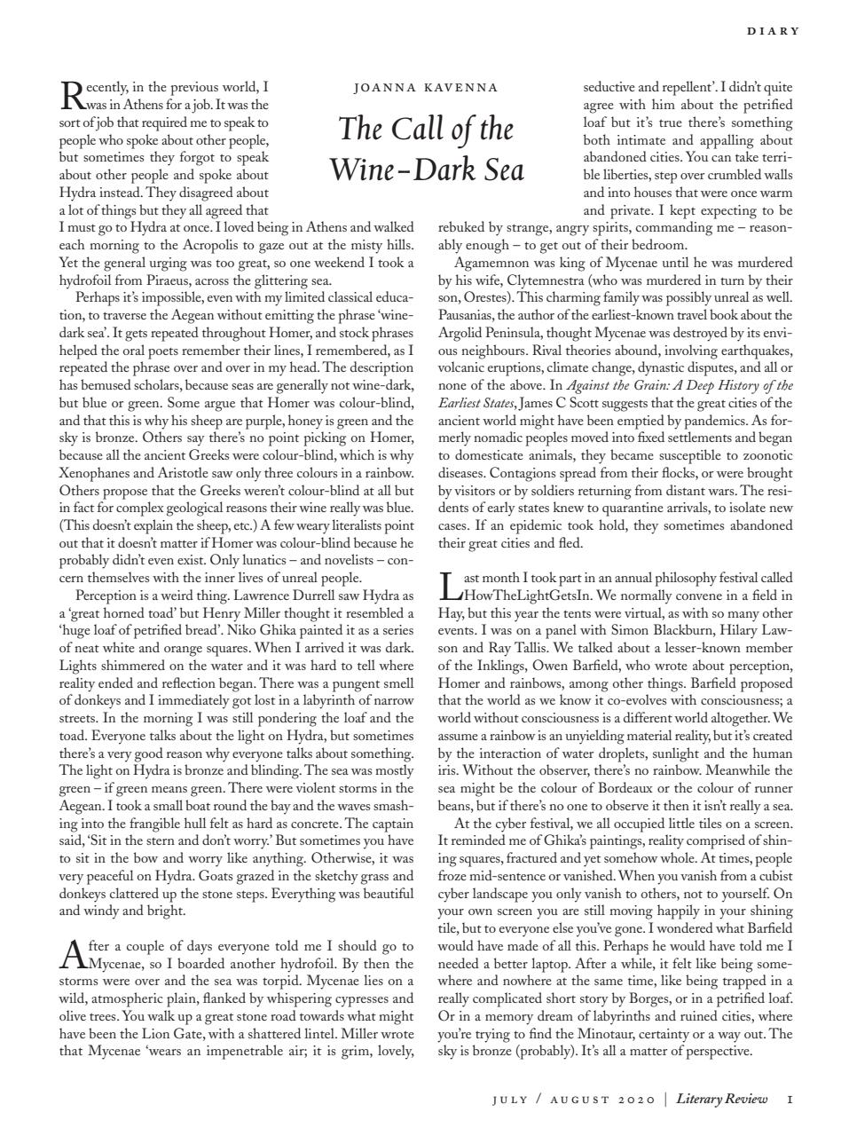 Literary Review Preview Pages