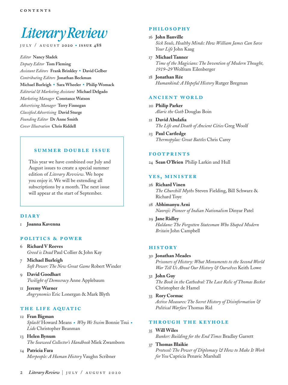 Literary Review Preview Pages