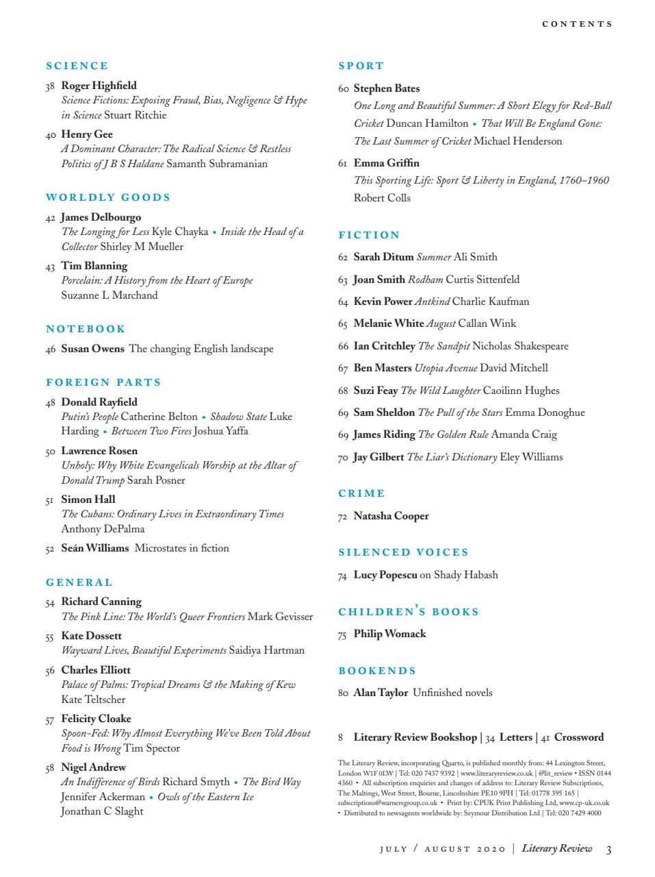 Literary Review Preview Pages