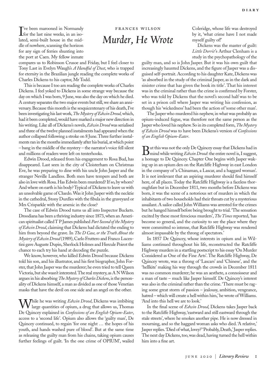 Literary Review Preview Pages
