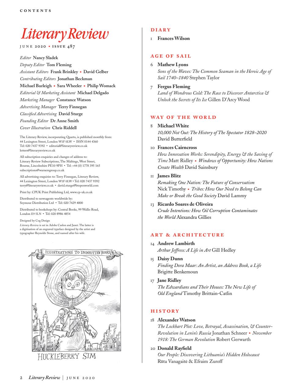 Literary Review Preview Pages