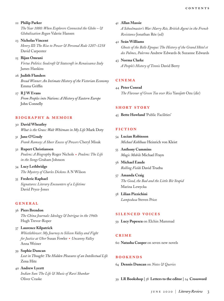 Literary Review Preview Pages