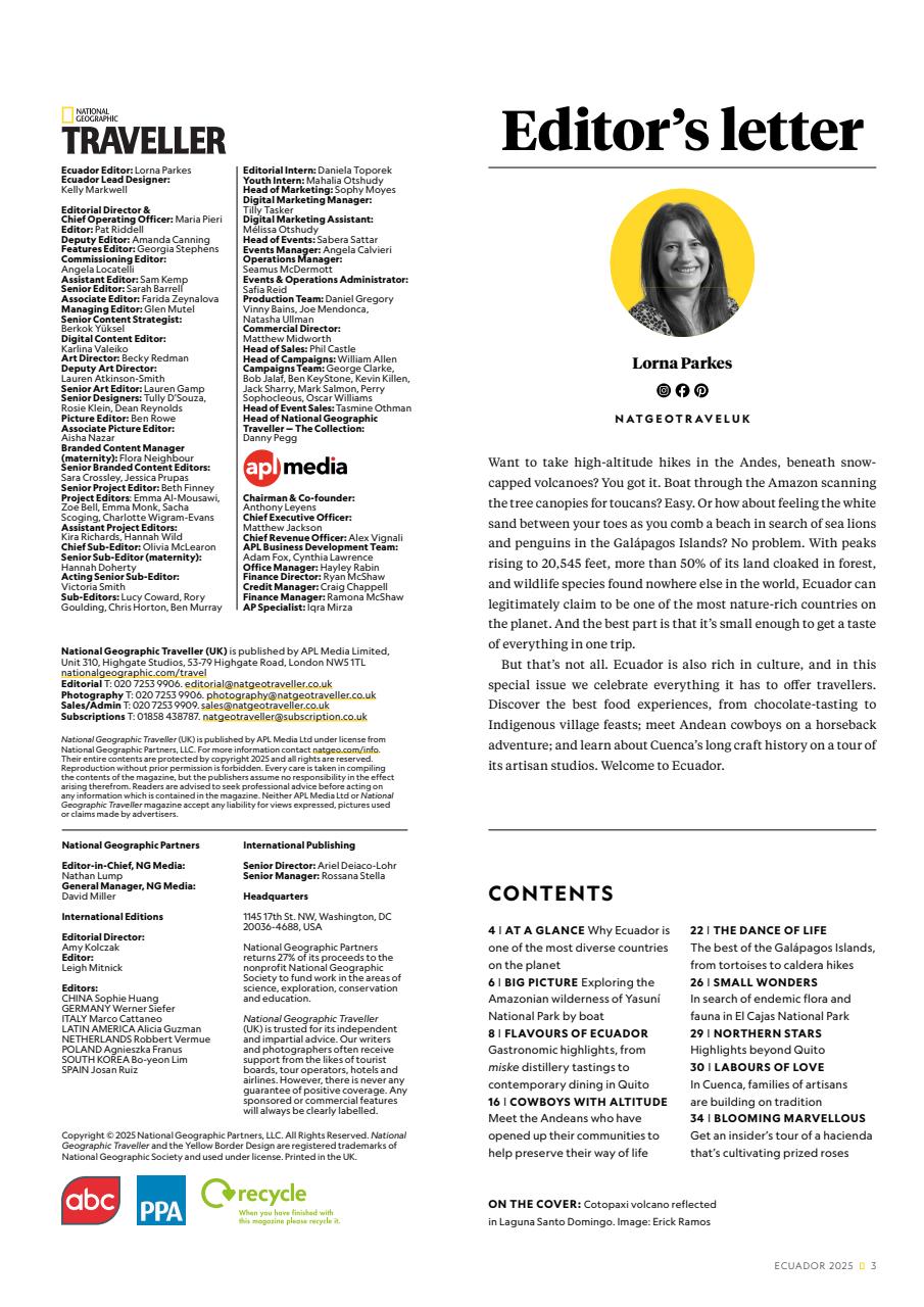 National Geographic Traveller UK Preview Pages