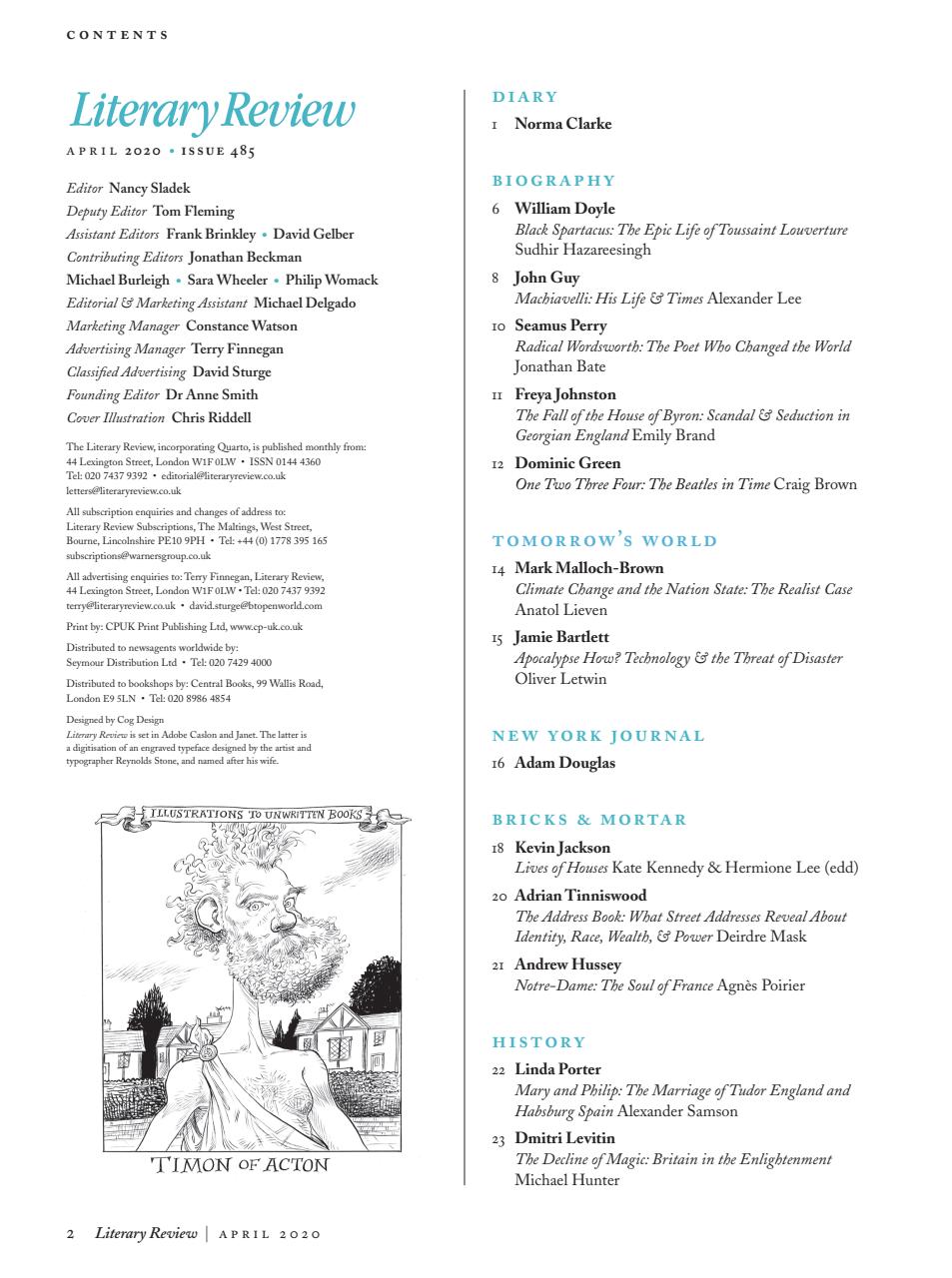 Literary Review Preview Pages