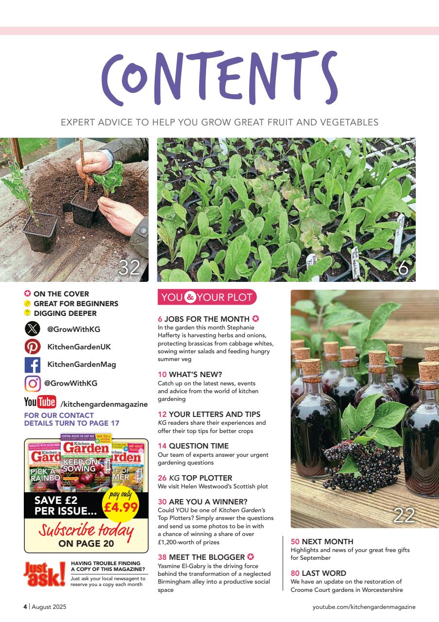 Kitchen Garden Magazine Preview Pages
