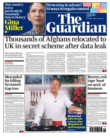 The Guardian Newspaper issue Wednesday, 16 July 2025
