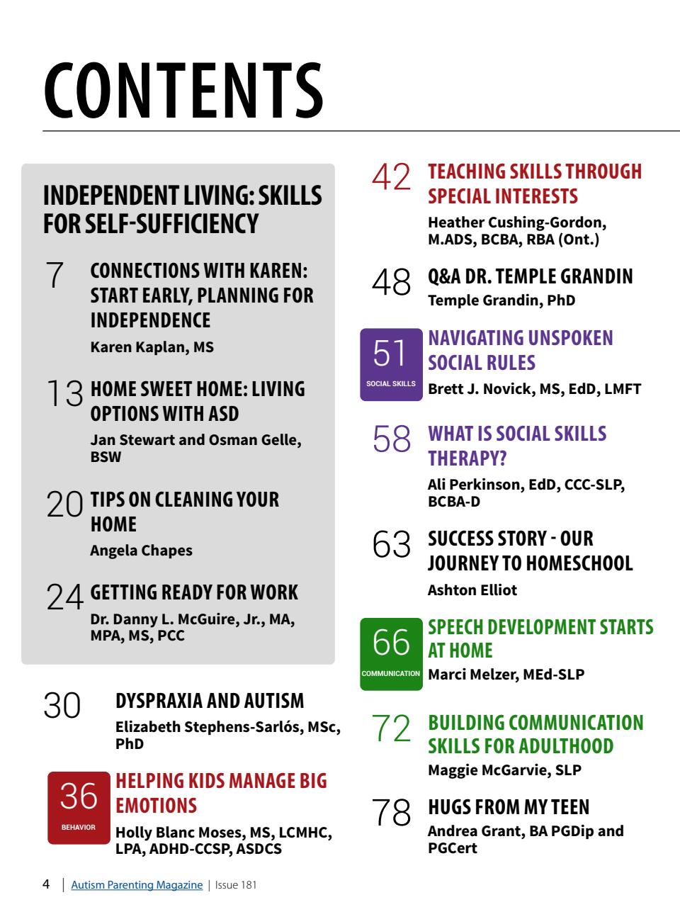 Autism Parenting Preview Pages