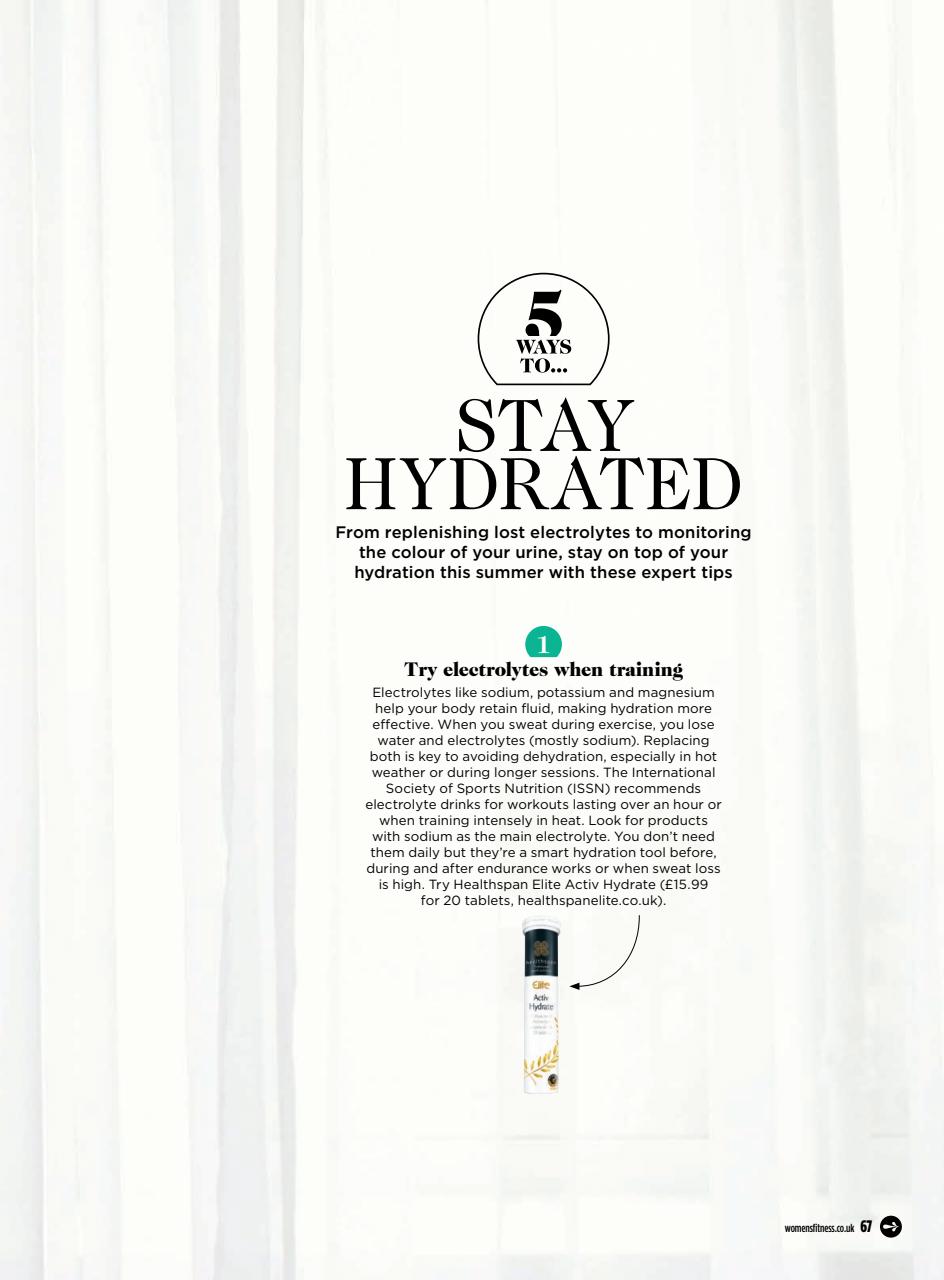 Women’s Fitness Preview Pages