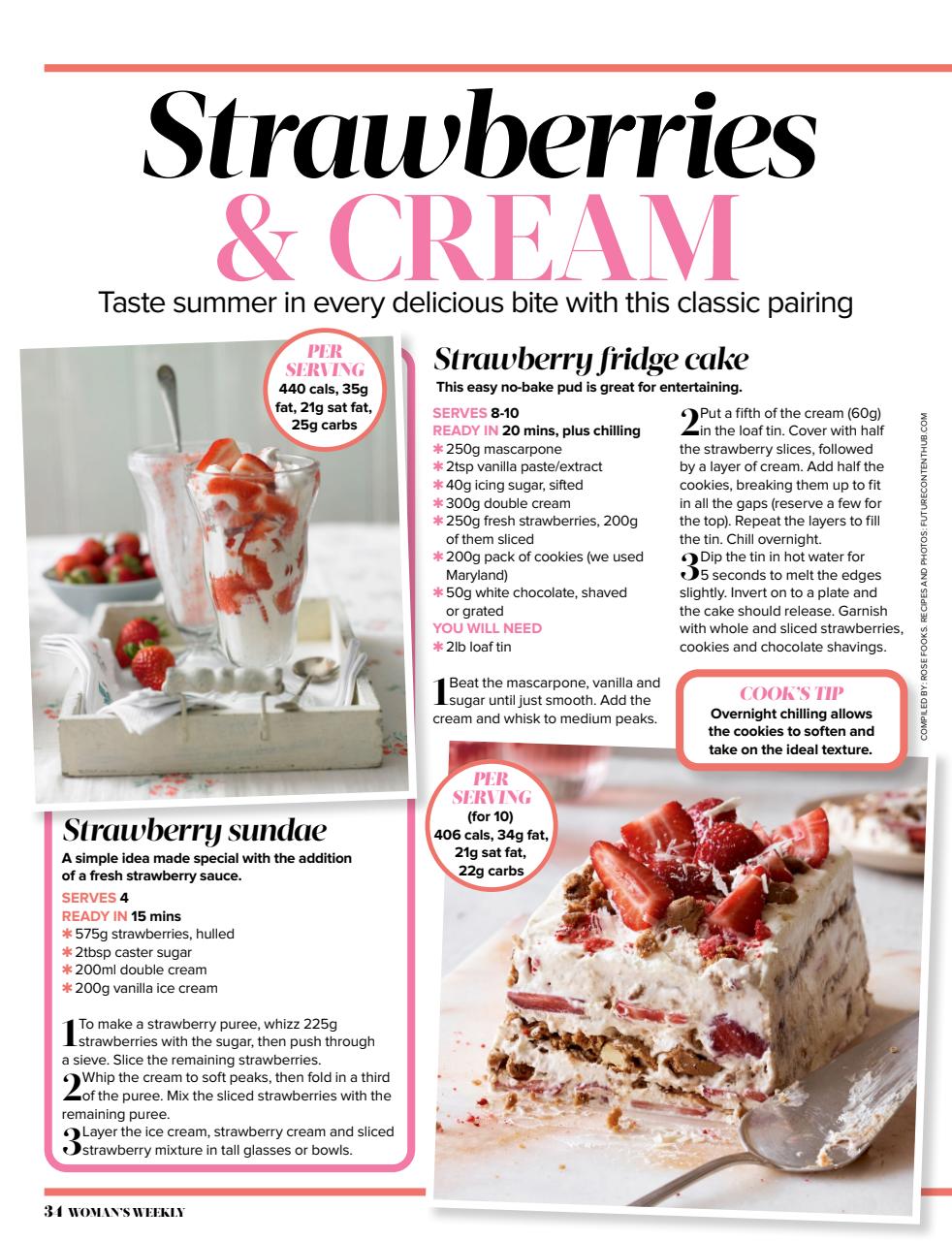 Woman's Weekly Preview Pages