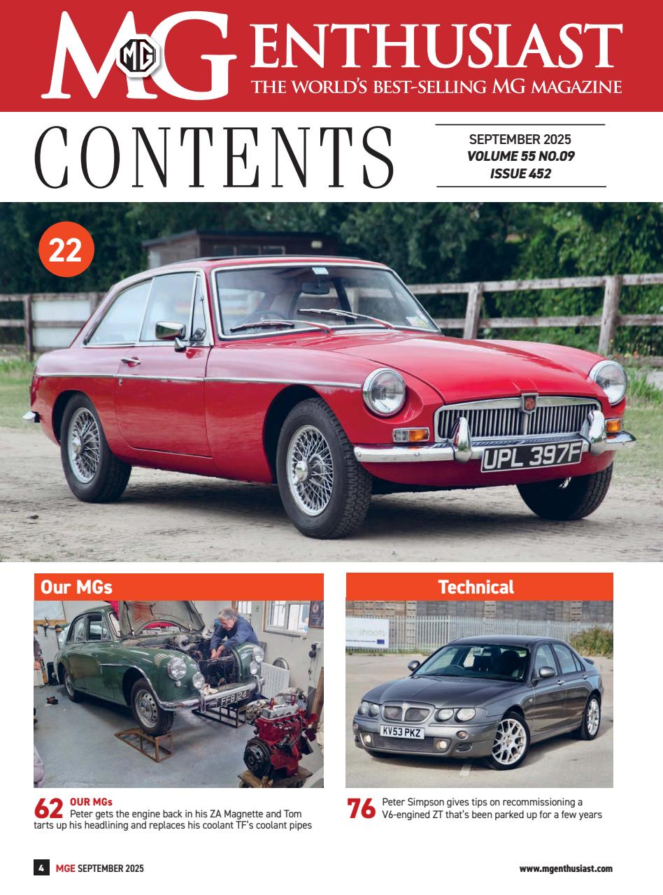 MG Enthusiast Preview Pages