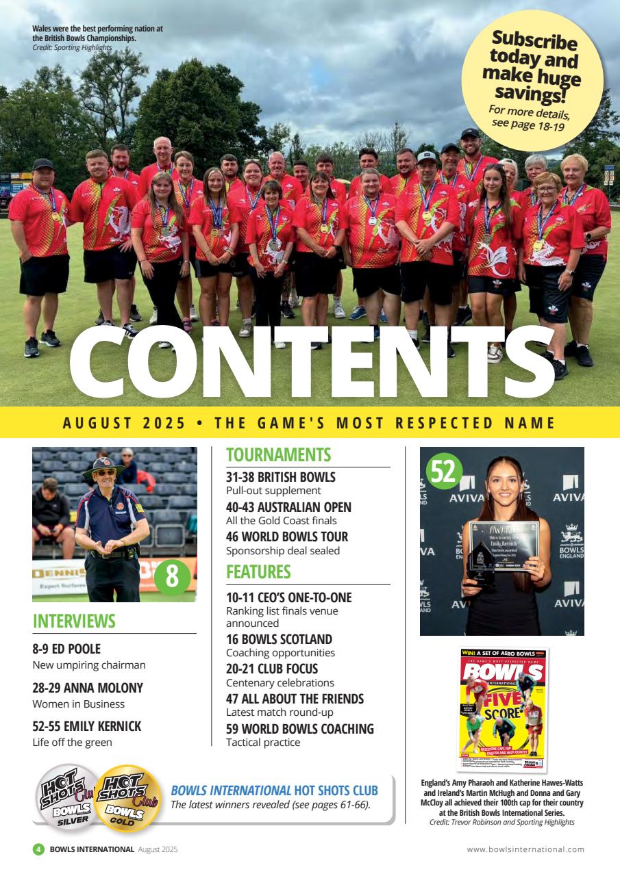 Bowls International Preview Pages