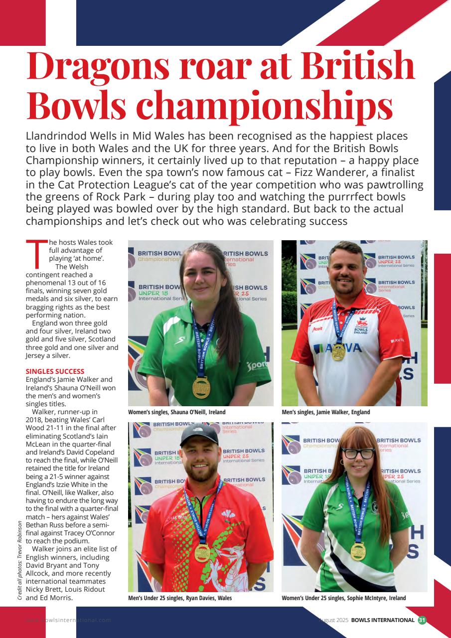 Bowls International Preview Pages