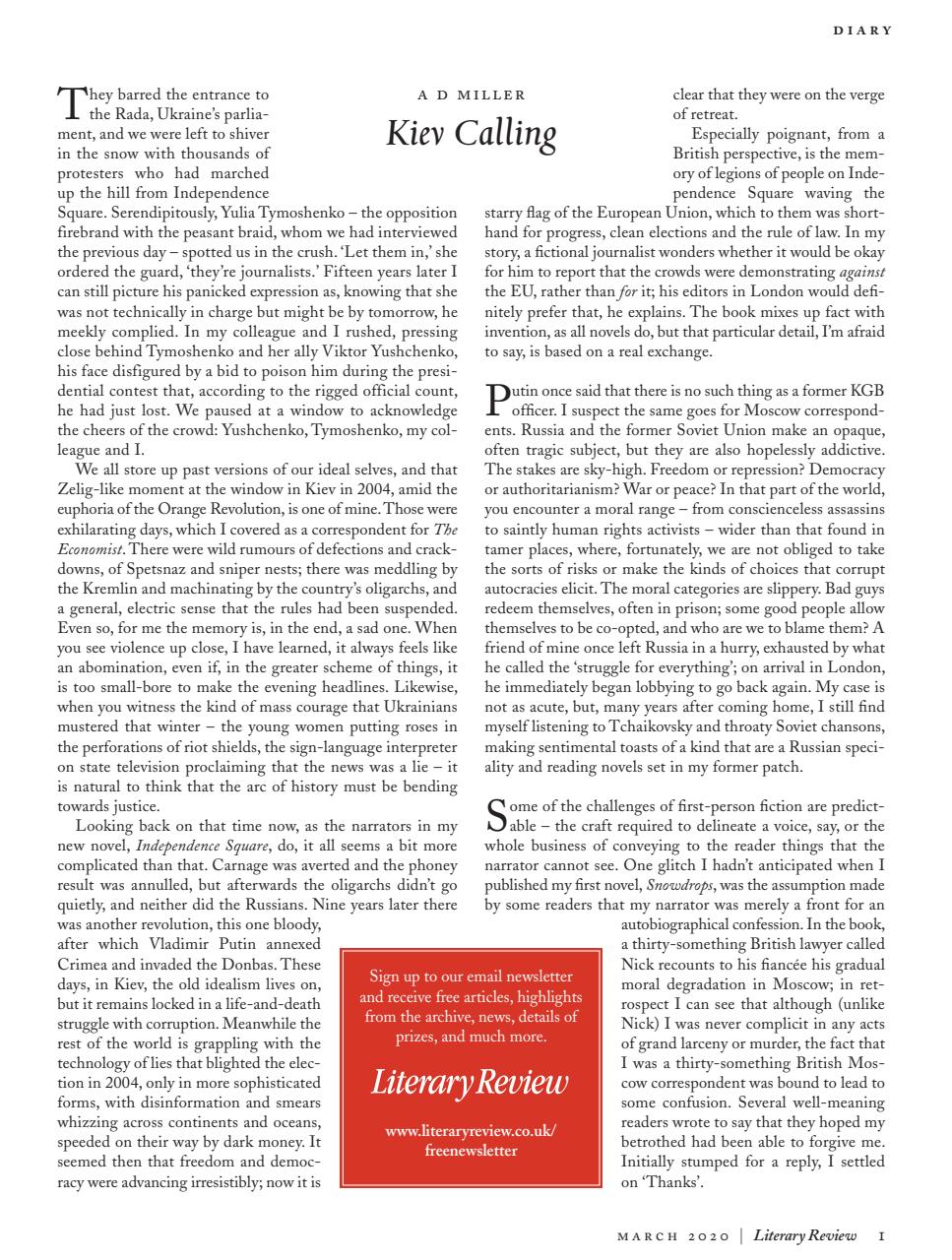 Literary Review Preview Pages