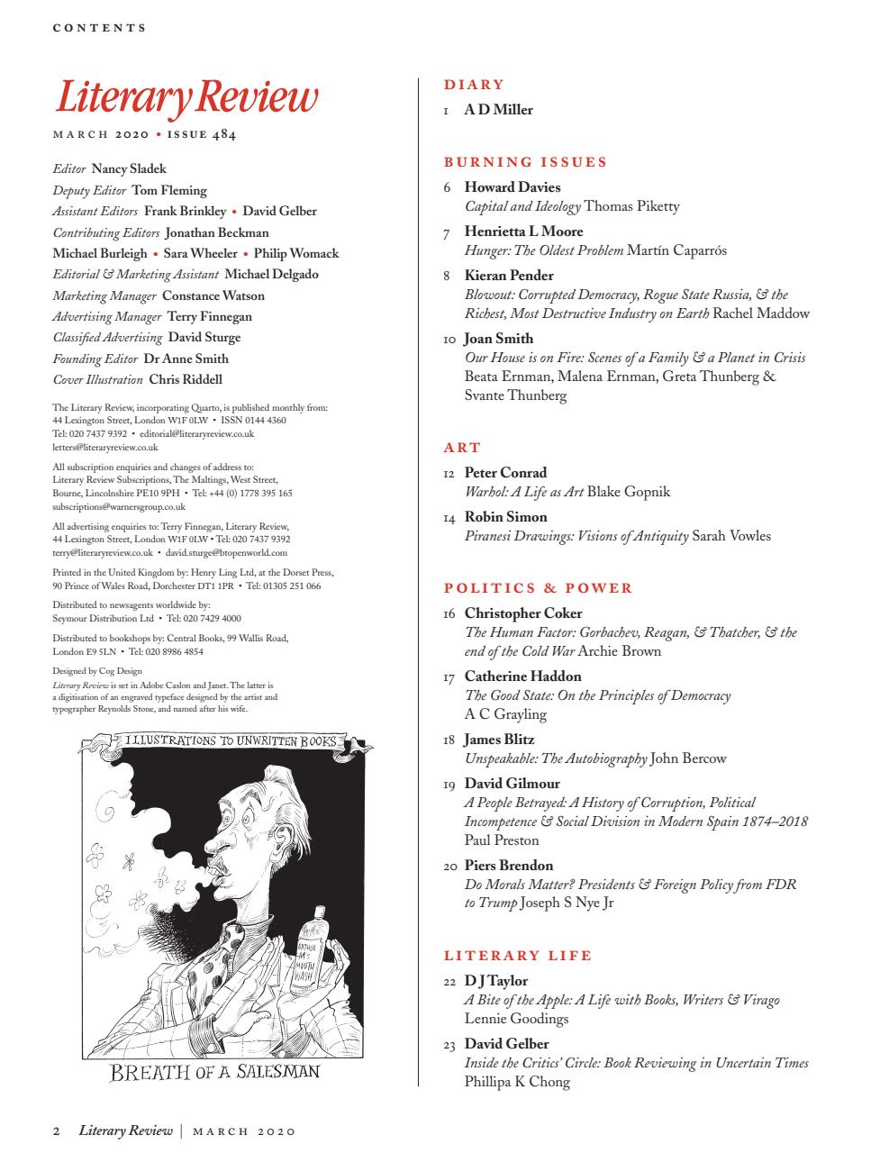 Literary Review Preview Pages