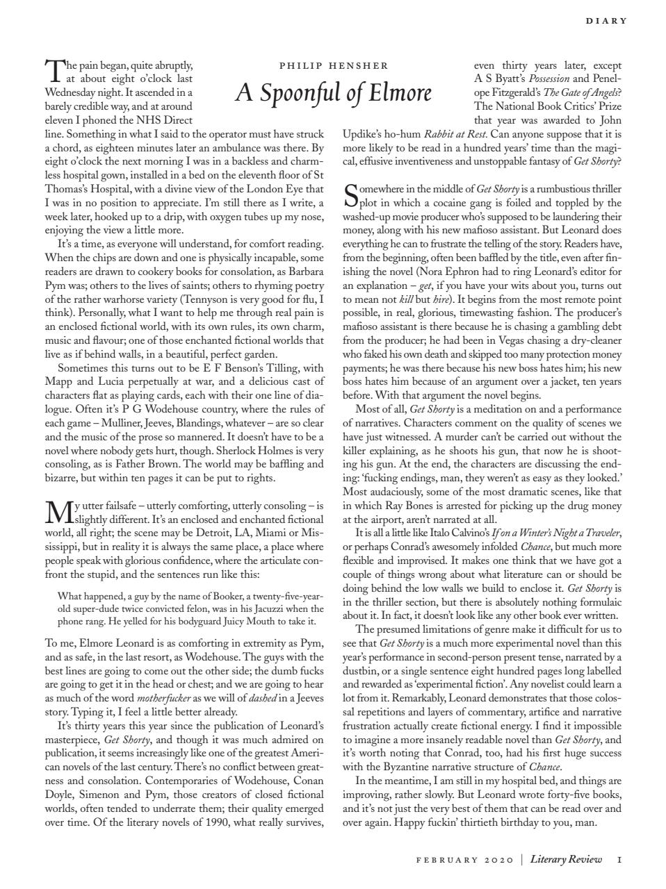 Literary Review Preview Pages