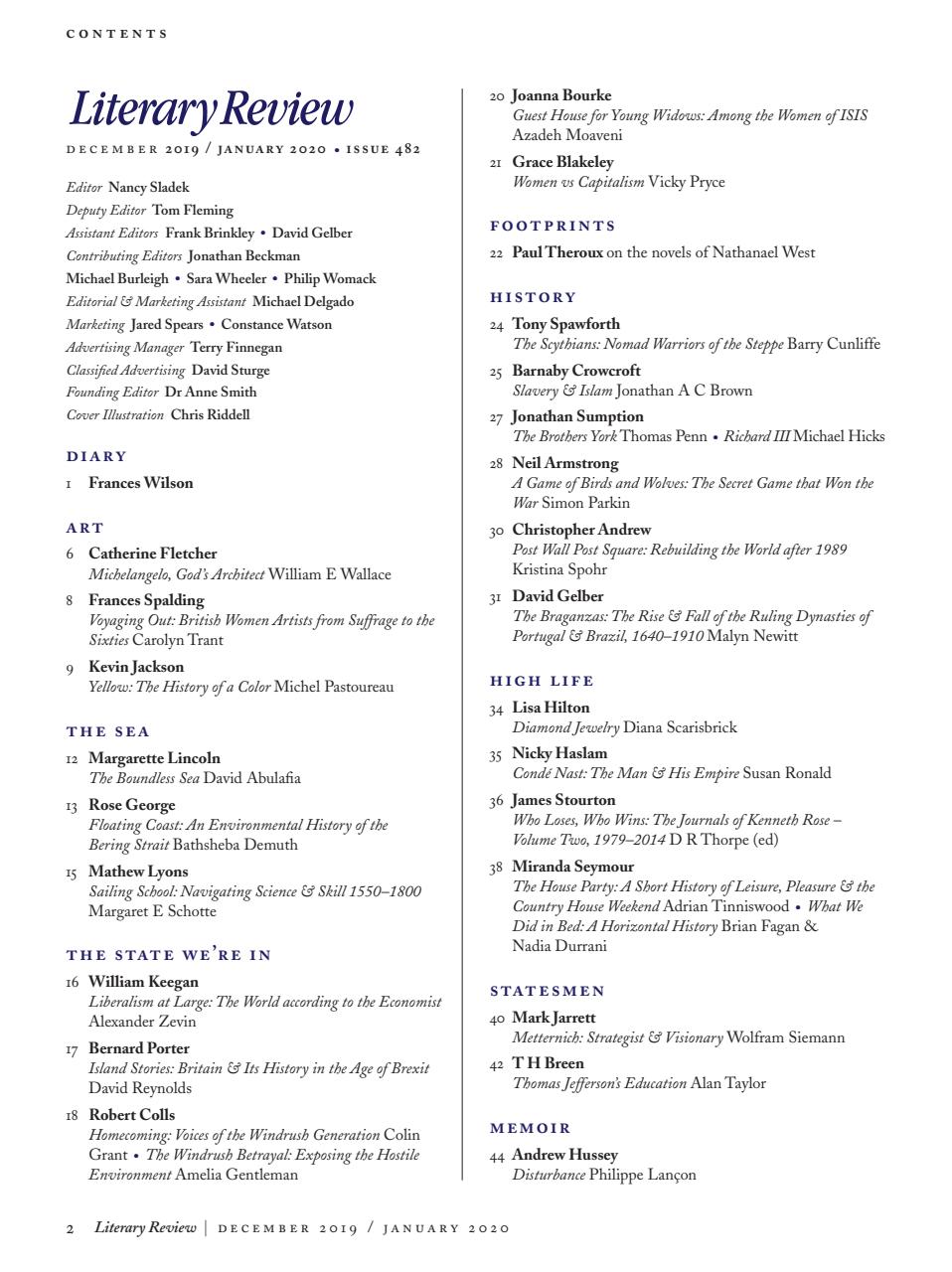 Literary Review Preview Pages