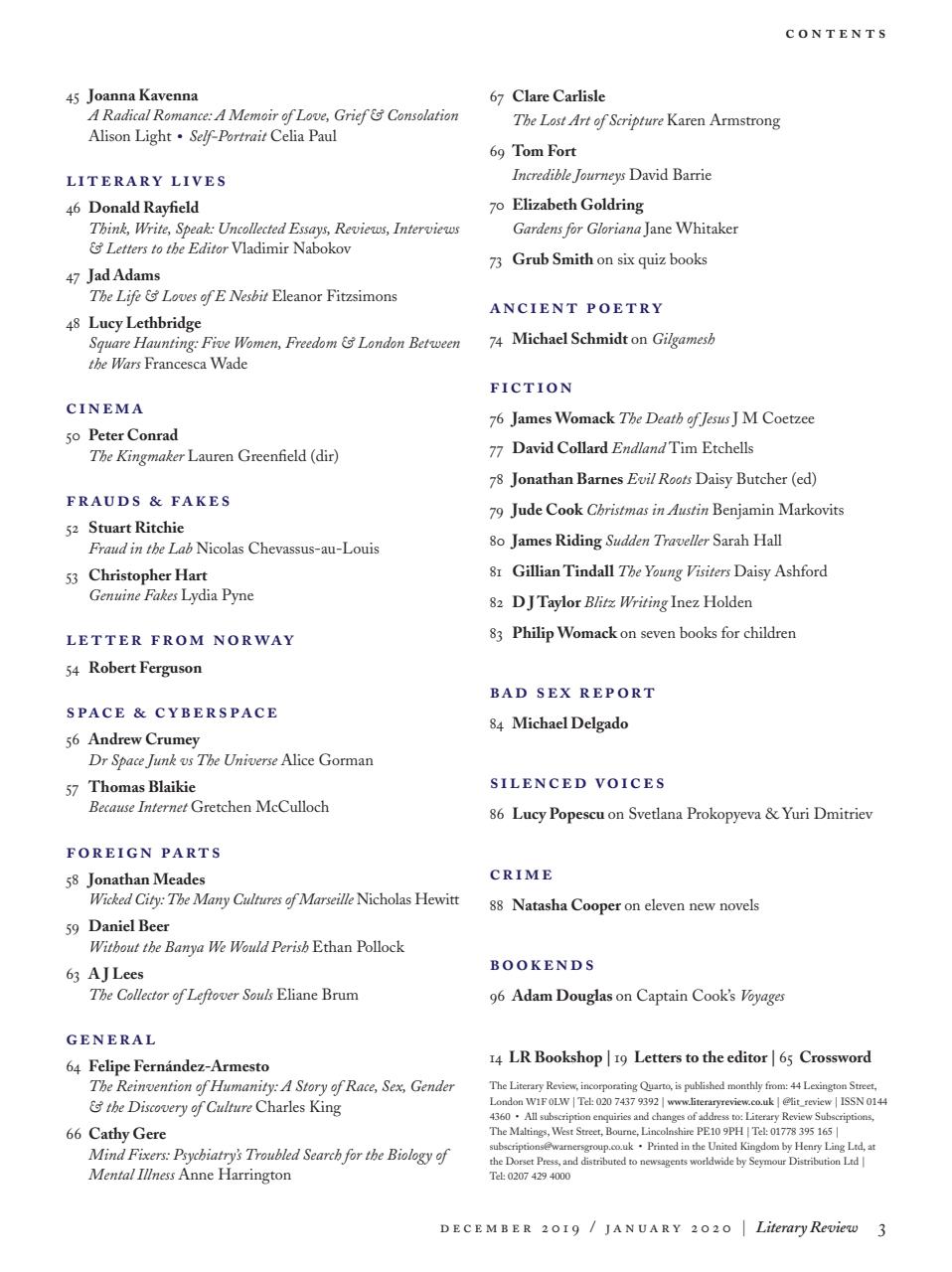 Literary Review Preview Pages