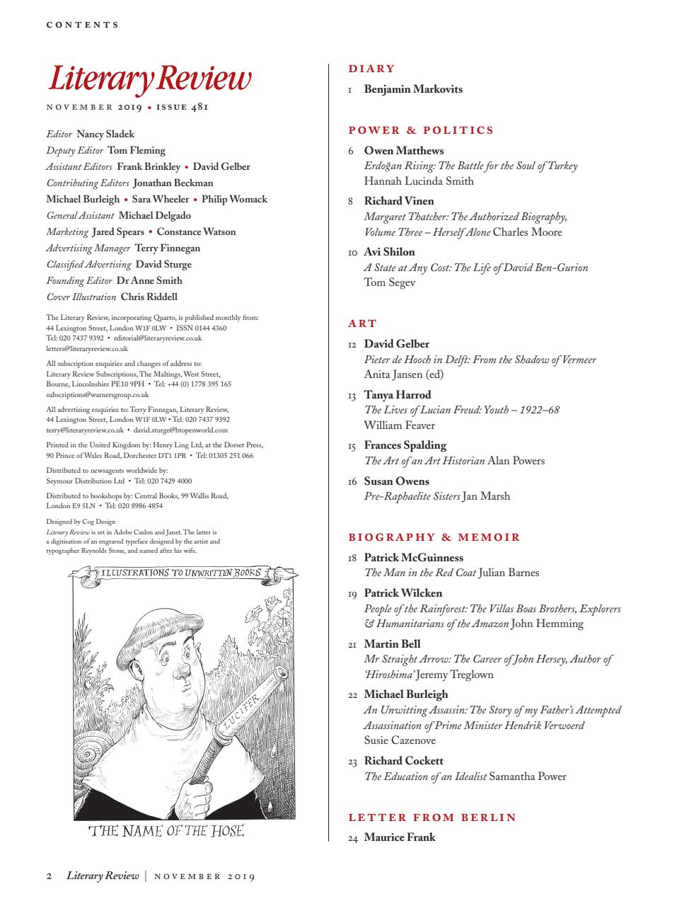 Literary Review Preview Pages