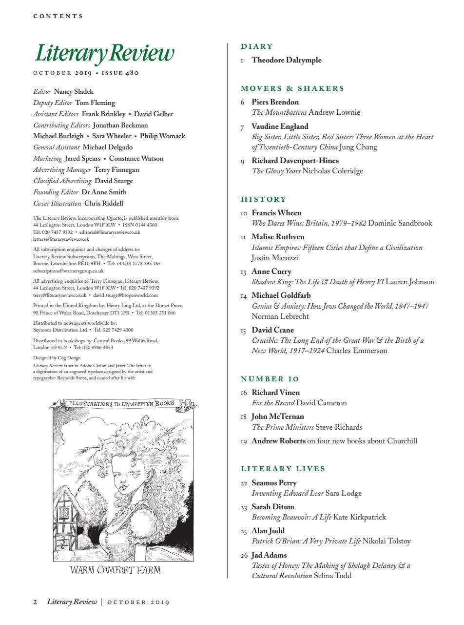 Literary Review Preview Pages